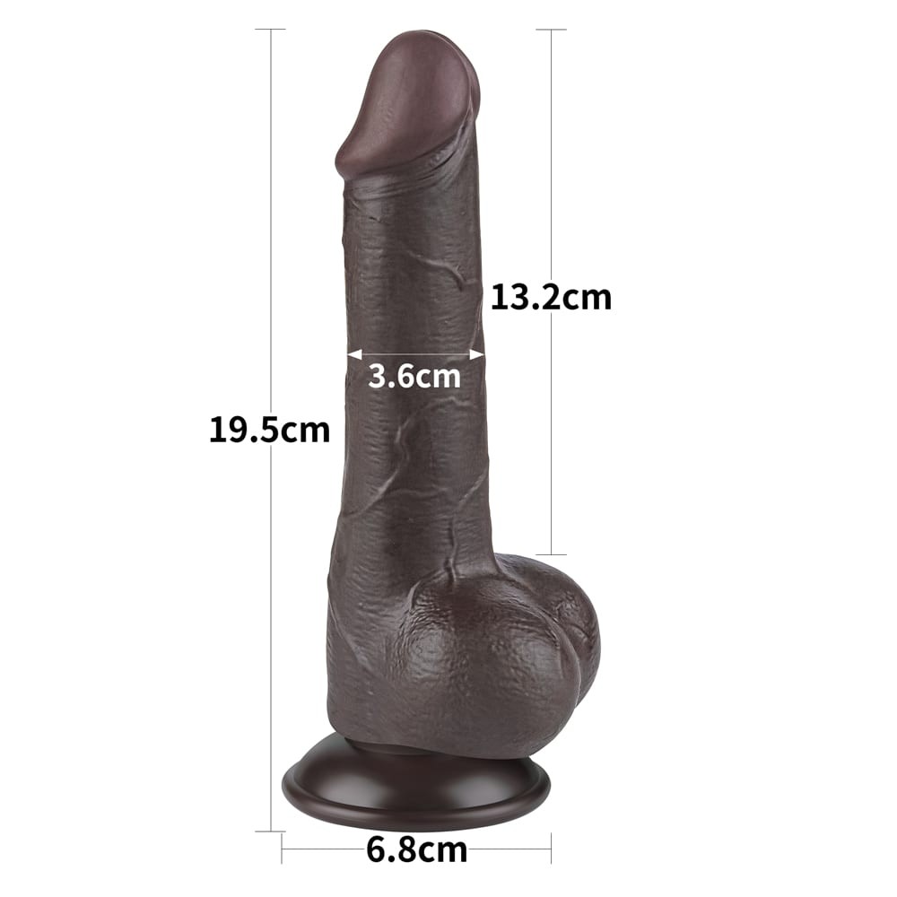 Dildo z przyssawk¹ 19,5 cm Lovetoy — zdjęcie 4