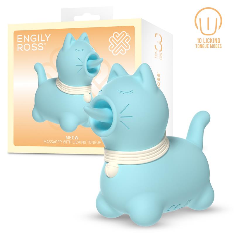 ENGILY ROSS - Meow Massager with Licking Tongue