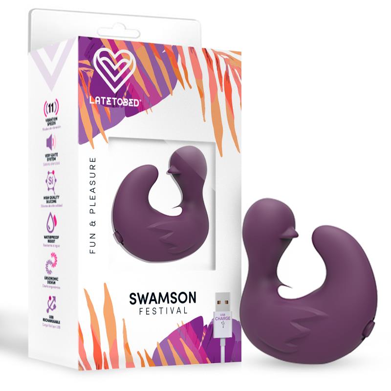 FESTIVAL - Swamson Stimulator Duckling Thimble USB Silicone Violet