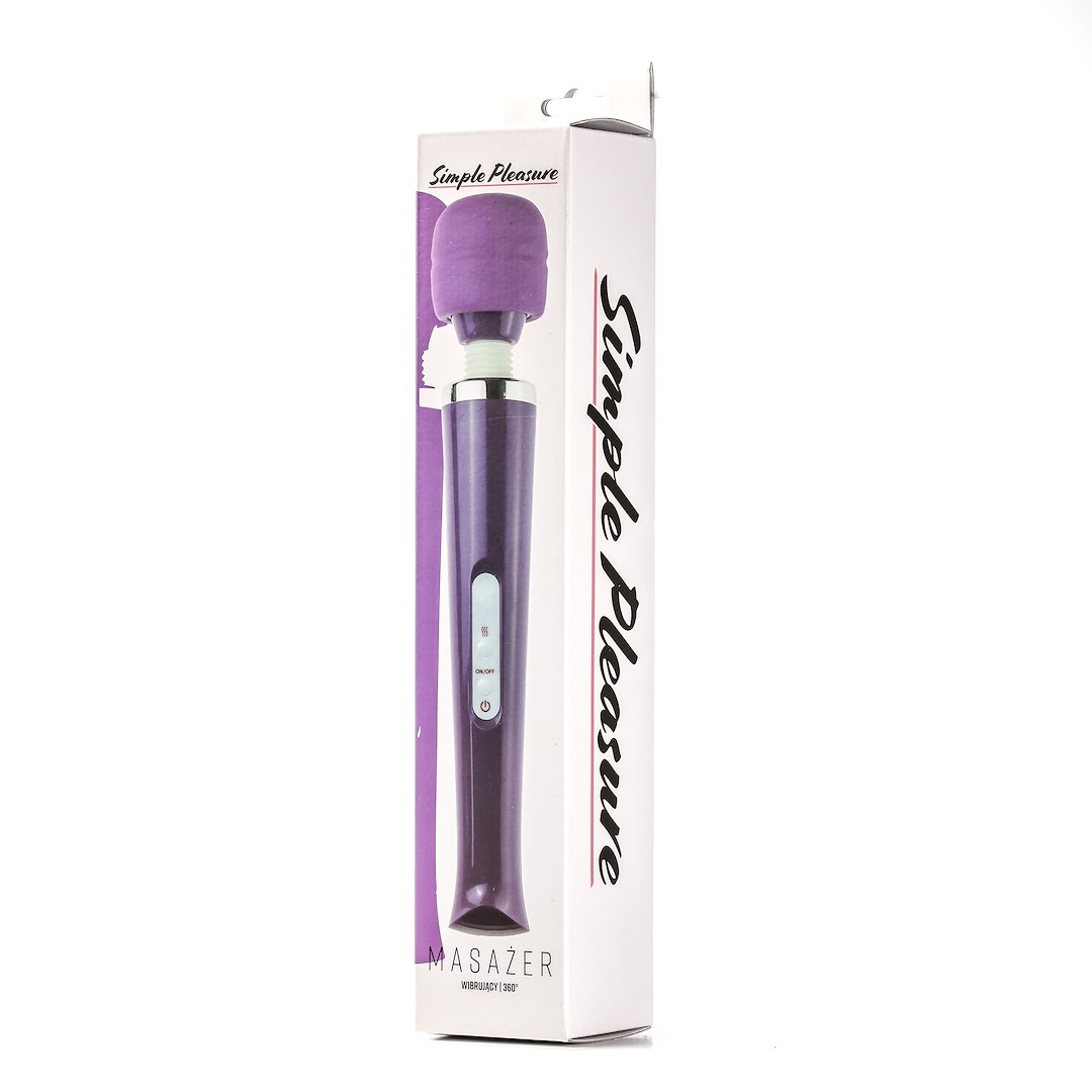 Simple Pleasure - Masa¿er Kulowy Magiczna Ró¿d¿ka £adowany Usb Fioletowy