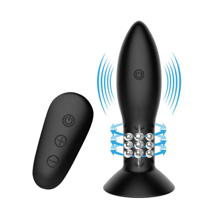 Korek analny z wibracjami 13cm Pretty Love — zdjęcie 3