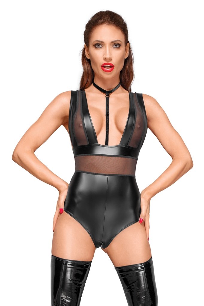 Body z chokerem XL Noir Handmade — zdjęcie 2