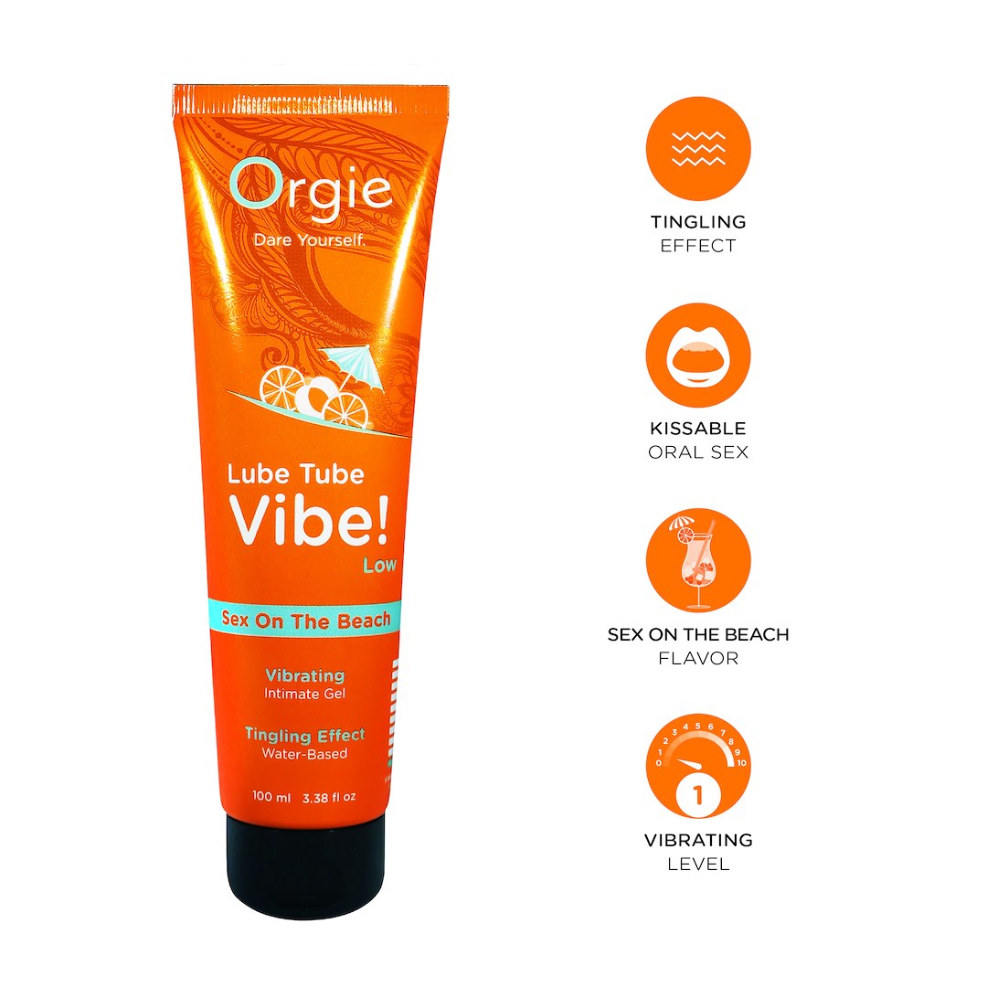 Orgie Lube Tube Vibe! - Low - Sex On The Beach - 100ml — zdjęcie 2