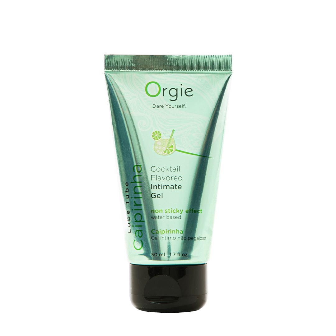Orgie Lube Tube Cocktail Caipirinha Water-Based Kissable Intimate Gel 50ml