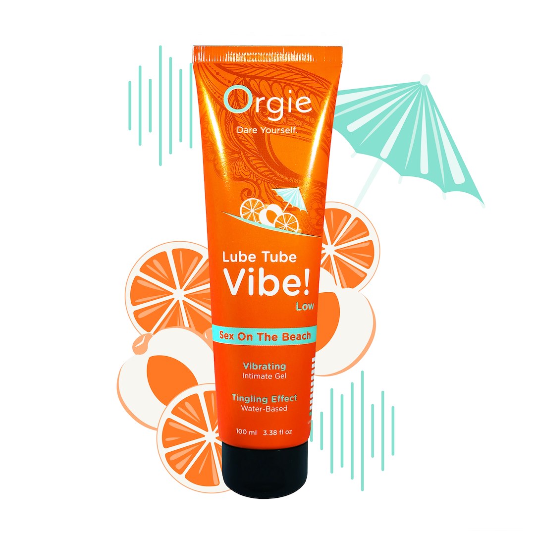 Orgie Lube Tube Vibe! - Low - Sex On The Beach - 100ml — zdjęcie 3