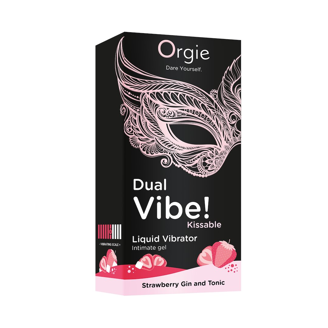 Orgie Dual Vibe! Strawberry Gin And Tonic Kissable Arousal Intimate Gel — zdjęcie 4
