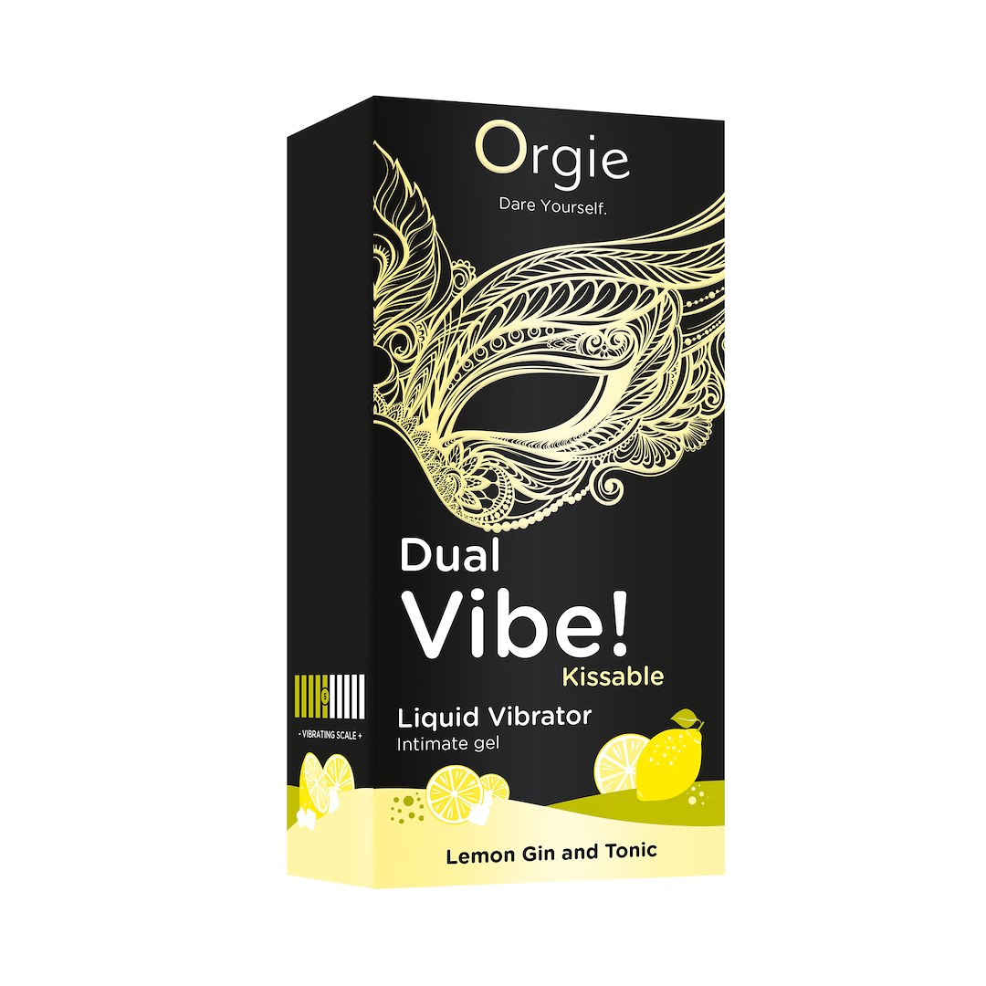 Orgie Dual Vibe! Lemon Gin And Tonic Kissable Arousal Intimate Gel — zdjęcie 4