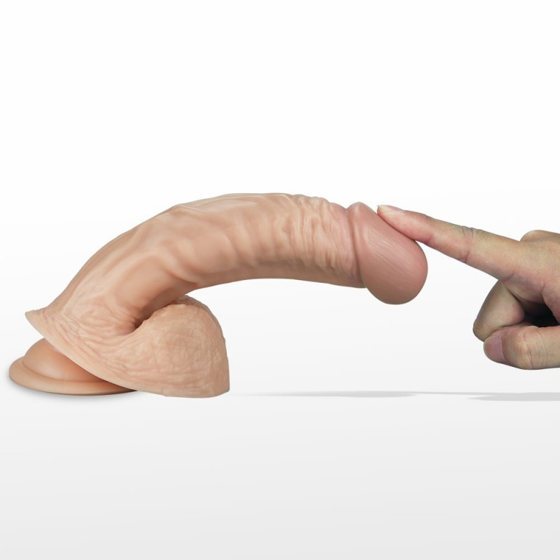Dildo z przyssawk¹ i wibracjami Real Extreme 22cm Lovetoy — zdjęcie 4