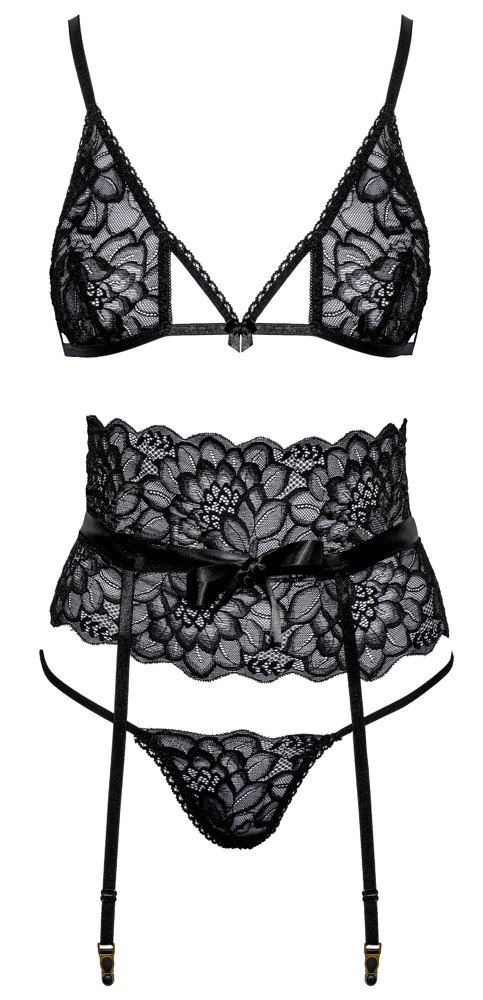 Komplet bielizny z pasem do poñczoch Zoya L/XL Kissable — zdjęcie 4