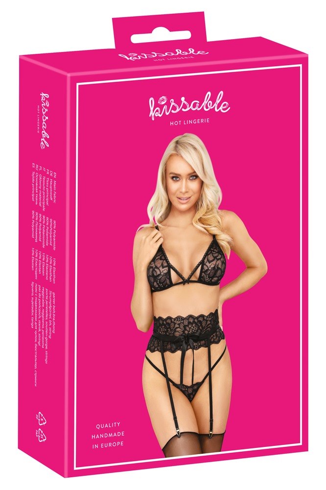 Komplet bielizny z pasem do poñczoch Zoya L/XL Kissable
