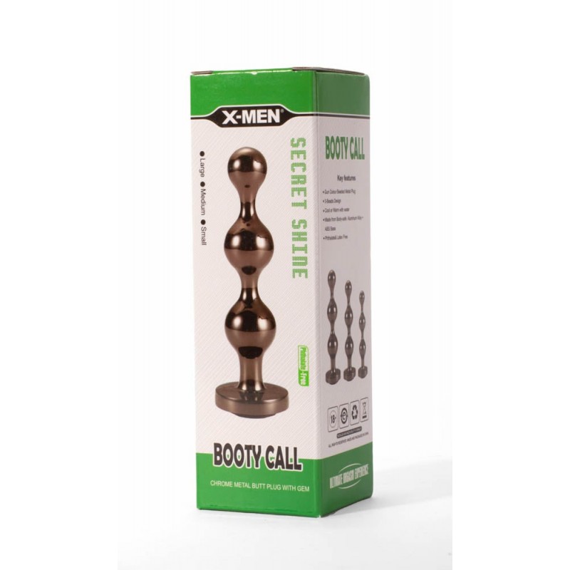 Korek analny Secret Shine Booty Call 10,5 cm X-MEN — zdjęcie 4