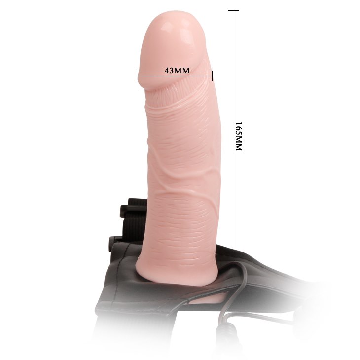 Uprz¹¿ z dildo z wibracjami 16,5cm LyBaile — zdjęcie 4
