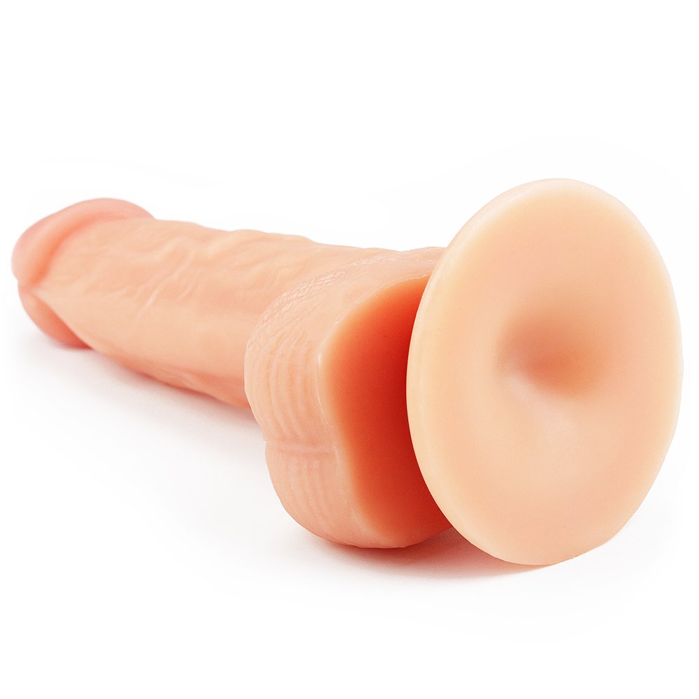 Dildo cyberskóra z przyssawk¹ The Ultra Soft Dude 20 cm Lovetoy — zdjęcie 3