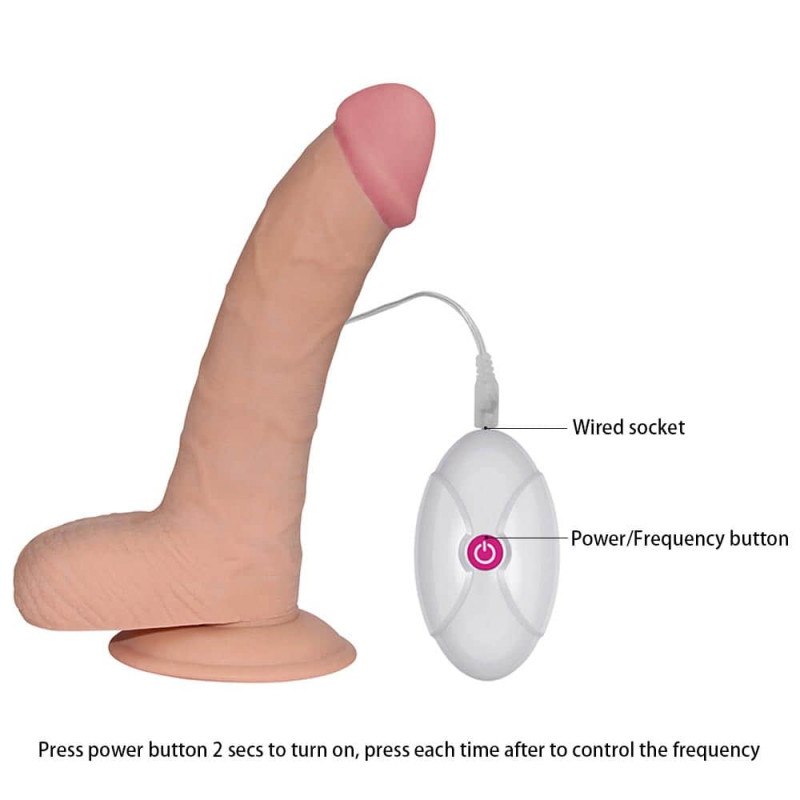Dildo z przyssawk¹ 20 cm Lovetoy — zdjęcie 3