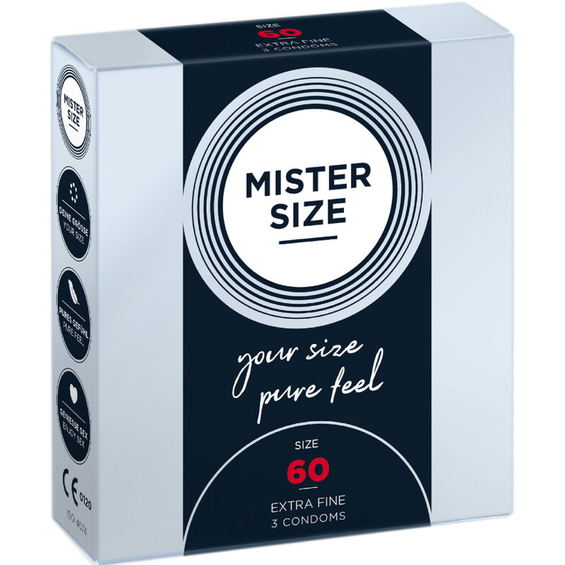 MISTER SIZE - ROZMIAR PREZERWATYWY XL 60 MM (3 SZTUKI)