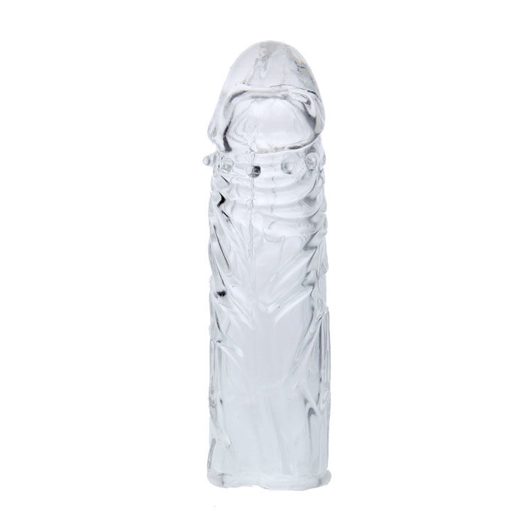 BAILE - PRZEZROCZYSTA SILIKONOWA OSLONA NA PENIS 13 CM — zdjęcie 2